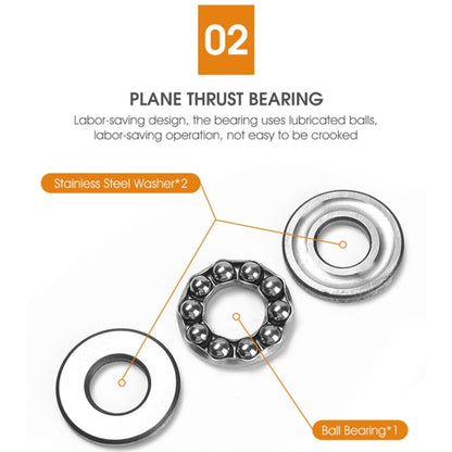 WEST BIKING Bicycle Headset Installation Removal Tools Bike Bottom Bracket Bearing Press Tool Bicycle Repair Tools(Black) by WEST BIKING