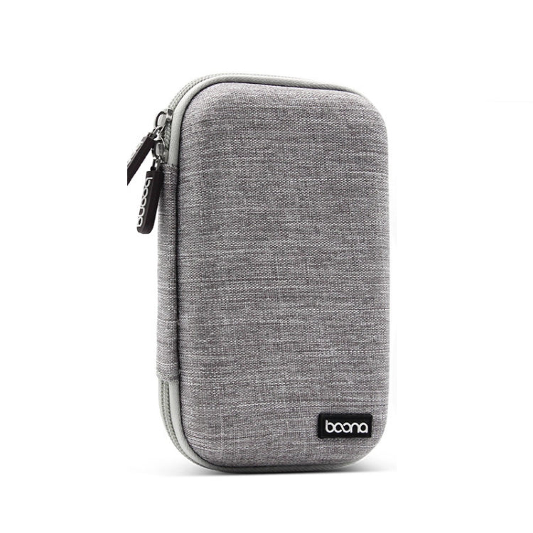 Baona BN-F010 2.5 inch Mobile Hard Disk Single Layer Storage Bag Power Bank Protection Storage Bag(Gray) by buy2fix