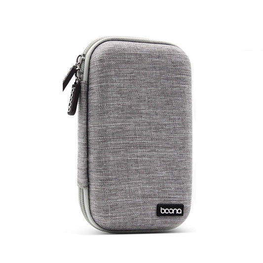 Baona BN-F010 2.5 inch Mobile Hard Disk Single Layer Storage Bag Power Bank Protection Storage Bag(Gray) by buy2fix