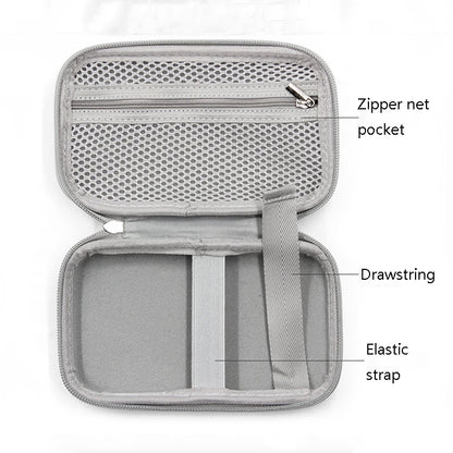 Baona BN-F010 2.5 inch Mobile Hard Disk Single Layer Storage Bag Power Bank Protection Storage Bag(Gray) by buy2fix