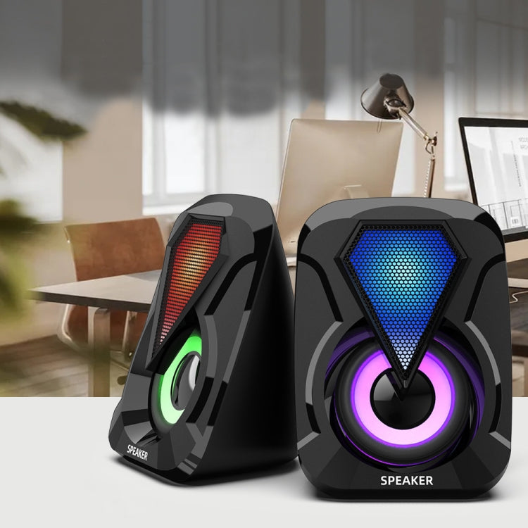USB Wired Computer Speaker Home Desktop Game Audio by buy2fix