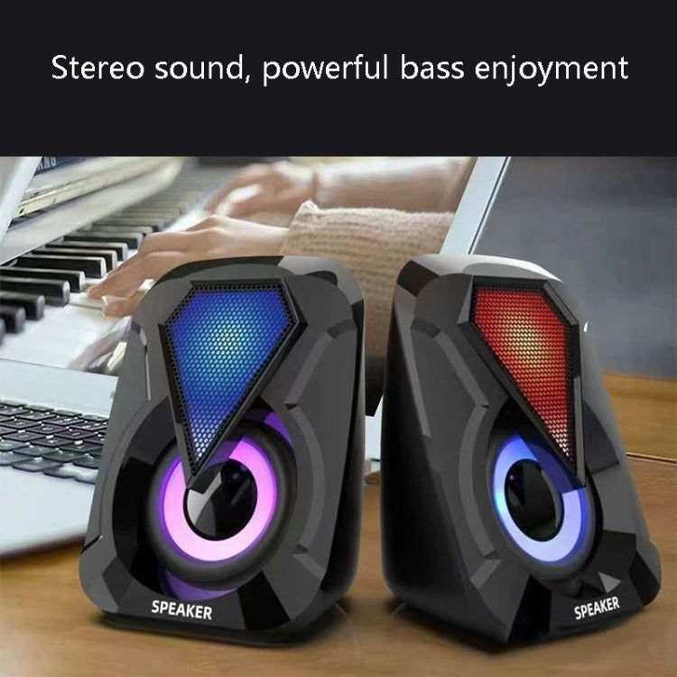 USB Wired Computer Speaker Home Desktop Game Audio by buy2fix