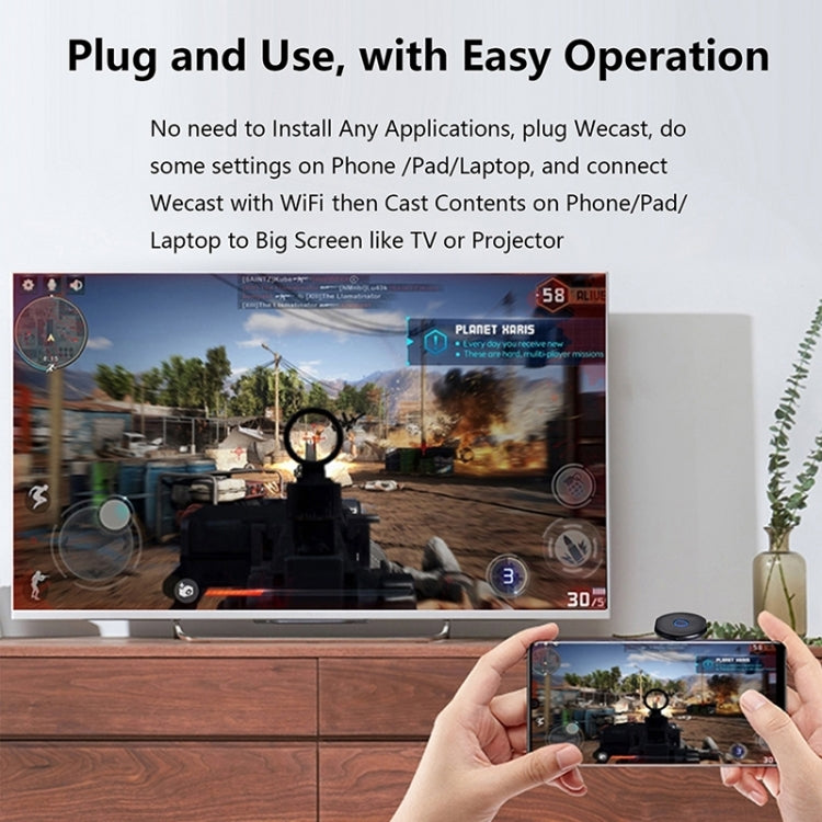 C39K 2.4G WiFi Wireless Display Dongle Receiver HDTV Stick For Mac IOS Laptop And Android Smartphone by buy2fix