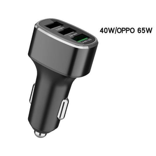 Three USB Ports Car Fast Charging Charger For Huawei/For OPPO/VIVO/OnePlus And Other Flash Charging, Model: GT780 Gray - Car Charger by buy2fix | Online Shopping UK | buy2fix