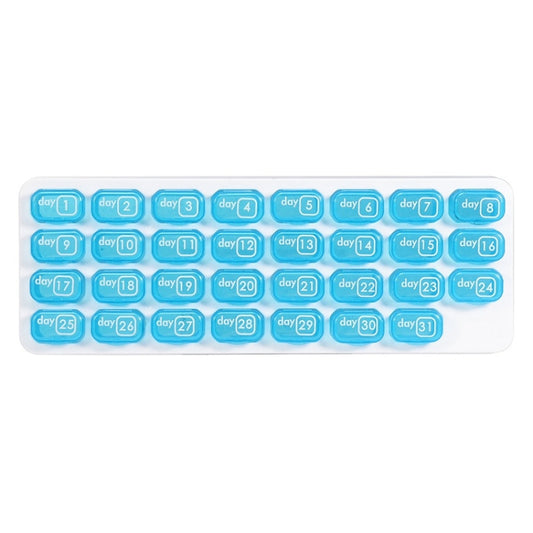 S-015 31 Grid Keyboard Type Plastic Pill Box(28.5x10.5x2.8cm) - Pill Boxes by buy2fix | Online Shopping UK | buy2fix