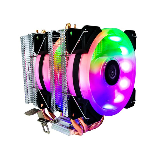COOL STORM CT-4U-9cm caloduc double tour CPU radiateur cuivre tuyau 9 Cm ventilateur pour plate-forme Intel/AMD Spécification: Aurora Double ventilateur 3 lignes
