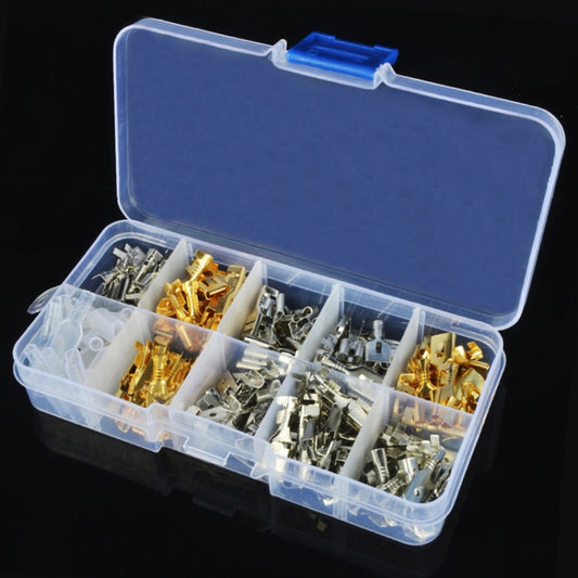 150 PCS Male Female Car Motorcycle Spade Connector Splice Crimp Wire Terminals - Booster Cable & Clip by buy2fix | Online Shopping UK | buy2fix