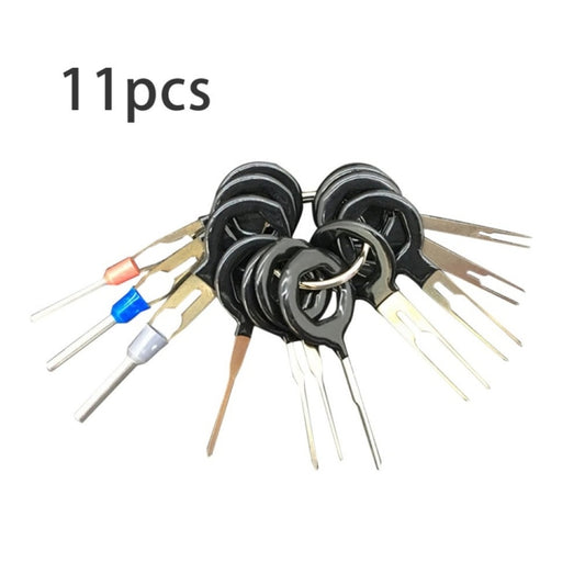 11 PCS Car Extractor Terminal Removal Tool Kit Electrical Wiring Crimp Connector Puller Release Pin Extractor Kit - Hand Tool Sets by buy2fix | Online Shopping UK | buy2fix