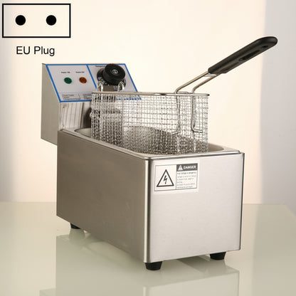 4L Electrician Fryer Home Desktop Single Cylinder Small Electric Fryer, EU Plug - Electric Deep Fryers by buy2fix | Online Shopping UK | buy2fix