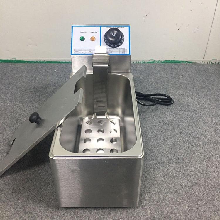 4L Electrician Fryer Home Desktop Single Cylinder Small Electric Fryer, EU Plug - Electric Deep Fryers by buy2fix | Online Shopping UK | buy2fix