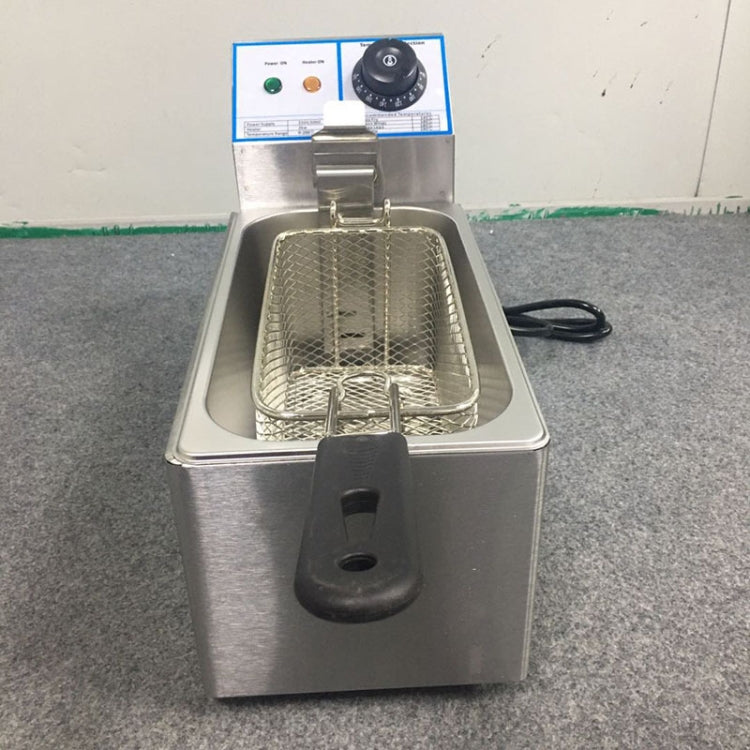 4L Electrician Fryer Home Desktop Single Cylinder Small Electric Fryer, EU Plug - Electric Deep Fryers by buy2fix | Online Shopping UK | buy2fix