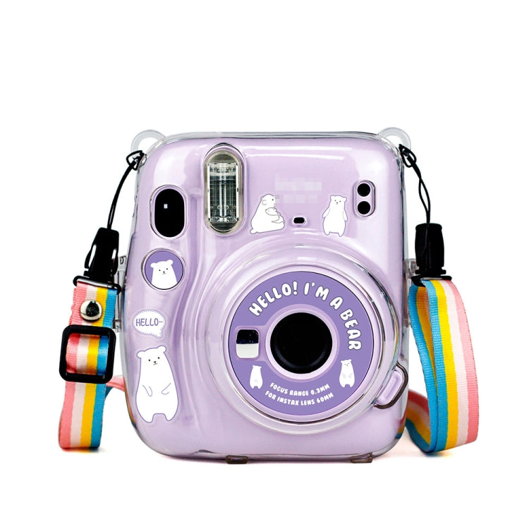 5 PCS 5 in 1 DIY Cute Cartoon Camera Stickers Set for Fujifilm Instax mini 11(Dessert Animal Series) by buy2fix