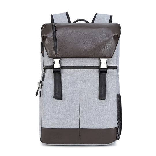 C3081 Sac à bandoulière pour appareil photo numérique, sac à dos de photographie de grande capacité (gris clair)