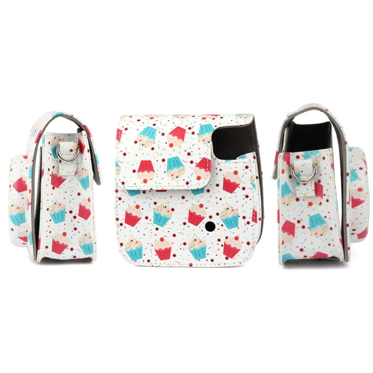 Full Body Camera PU Leather Case Bag with Strap for FUJIFILM instax mini 9 / mini 8+ / mini 8(Dessert Series) by buy2fix