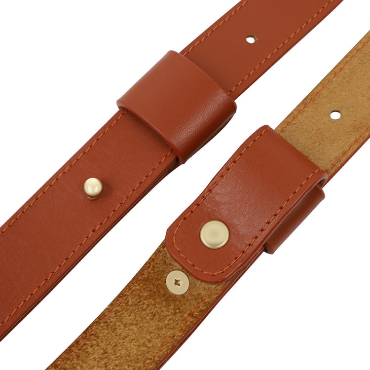 Cowhide Leather Camera Shoulder Hanging Neck Winding Strap by buy2fix