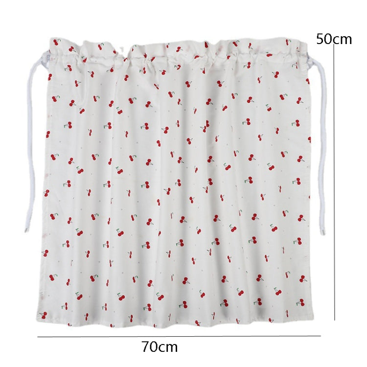 Car Curtains Cotton Car Suction Cup Sunshade Sun Protection Thermal Curtain(Blue Flower) by buy2fix