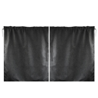 2 PCS 69 x 82cm Automobile Front And Rear Partition Curtain Business Car Air Conditioning Privacy Curtain(black) by buy2fix