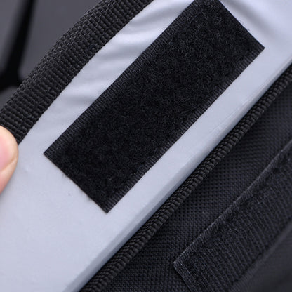 With Cover Car Trash Can Foldable Car Chair Back Trash Can Waterproof Box, Size: 15 x 15 x 25cm(Black) by buy2fix