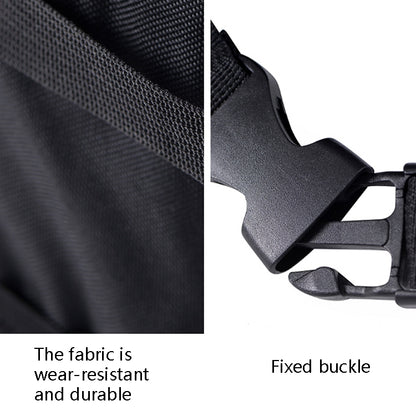 With Cover Car Trash Can Foldable Car Chair Back Trash Can Waterproof Box, Size: 15 x 15 x 25cm(Black) by buy2fix