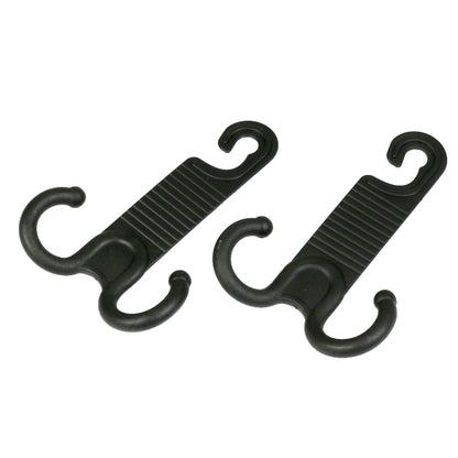 2 Pairs Car Chair Back Tough Invisible Car Hook Portable Installation Does Not Hurt Car Hook(Black) by buy2fix