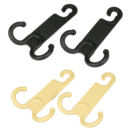 2 Pairs Car Chair Back Tough Invisible Car Hook Portable Installation Does Not Hurt Car Hook(Black) by buy2fix