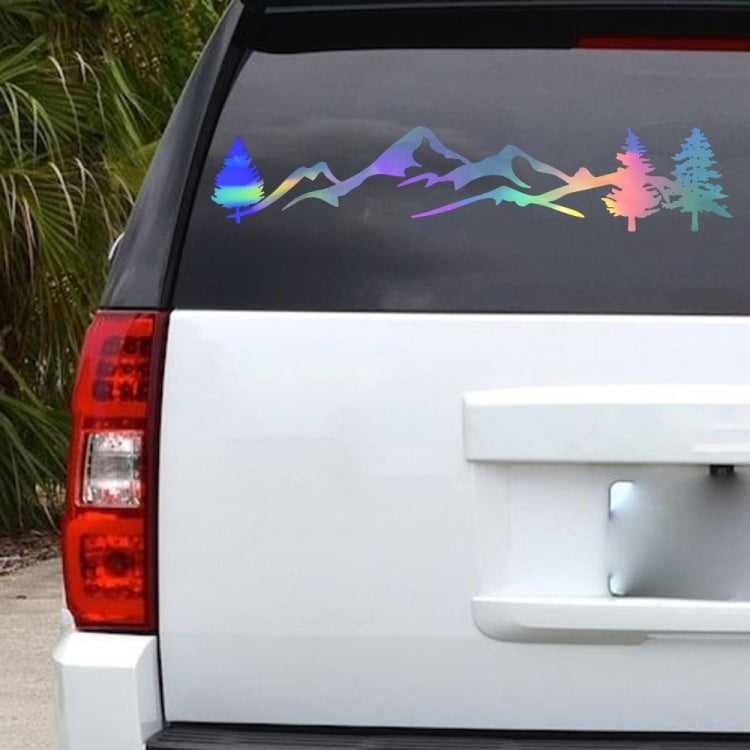 2 PCS D-791 Mountain Forest Car Sticker SUV Off-Road Vehicle Body Sticker Rear Windshield Car Sticker (Colour) - Decorative Sticker by buy2fix | Online Shopping UK | buy2fix