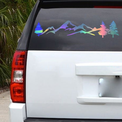 2 PCS D-791 Mountain Forest Car Sticker SUV Off-Road Vehicle Body Sticker Rear Windshield Car Sticker (Colour) - Decorative Sticker by buy2fix | Online Shopping UK | buy2fix