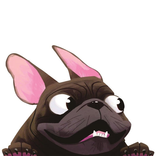 3 PCS D-840 Three-Dimensional Personalized Graphic Car Sticker Puppy Cartoon Colorful Vinyl Decals For Car Windows(B) by buy2fix