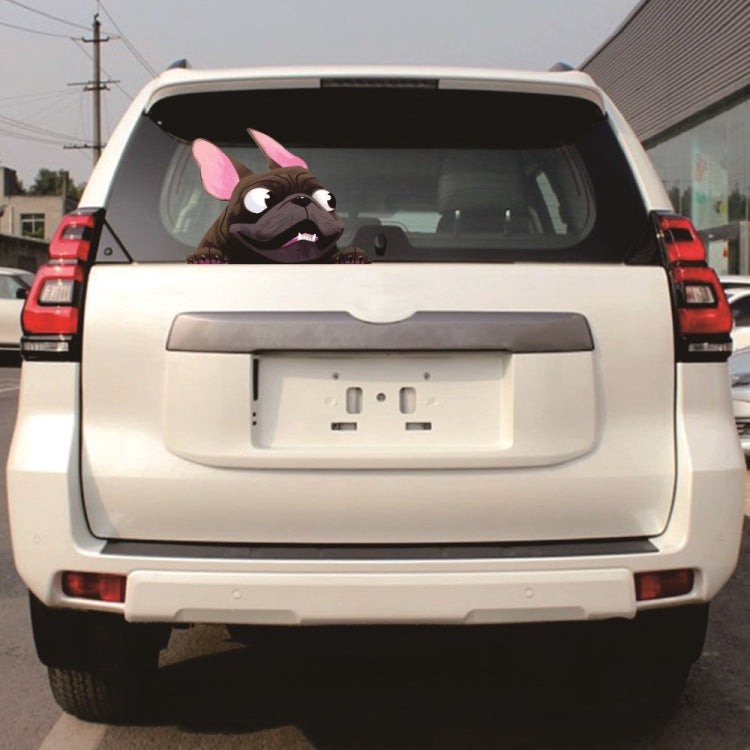 3 PCS D-840 Three-Dimensional Personalized Graphic Car Sticker Puppy Cartoon Colorful Vinyl Decals For Car Windows(B) by buy2fix