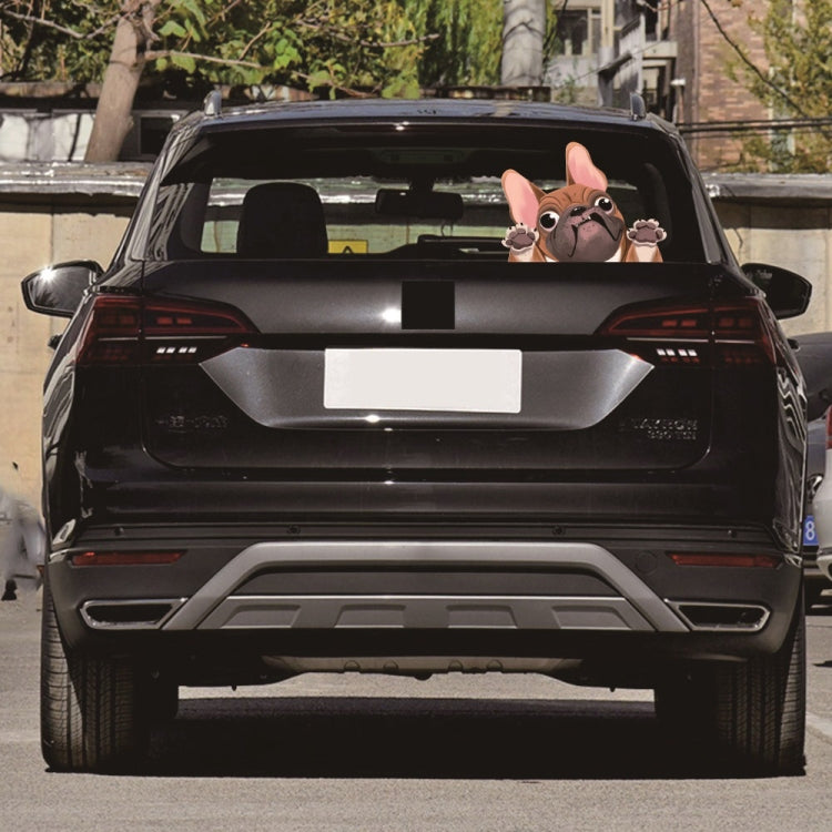 3 PCS D-840 Three-Dimensional Personalized Graphic Car Sticker Puppy Cartoon Colorful Vinyl Decals For Car Windows(C) by buy2fix