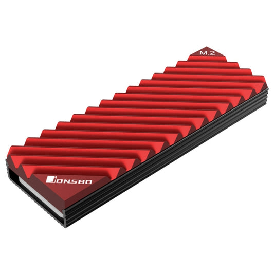 Jonsbo M.2-3 Solid State Radiator For NVME/SSD(Red) - Fan Cooling by Jonsbo | Online Shopping UK | buy2fix