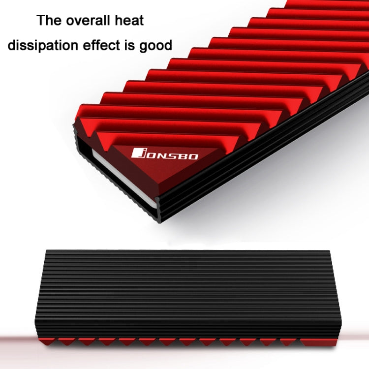 Jonsbo M.2-3 Solid State Radiator For NVME/SSD(Red) by Jonsbo