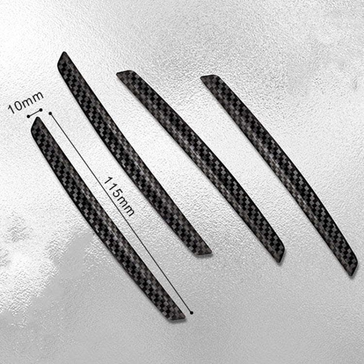 3 Sets DM-047 Rearview Mirror Carbon Fiber Anti-Scratch Door Anti-Collision Strip - Anti Collision Sticker by buy2fix | Online Shopping UK | buy2fix
