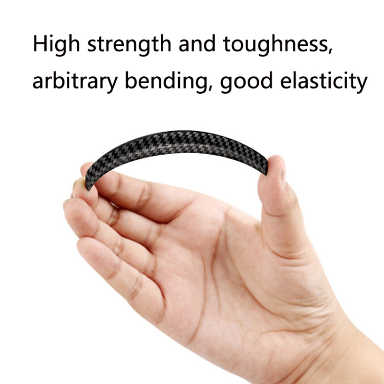 3 Sets DM-047 Rearview Mirror Carbon Fiber Anti-Scratch Door Anti-Collision Strip - Anti Collision Sticker by buy2fix | Online Shopping UK | buy2fix