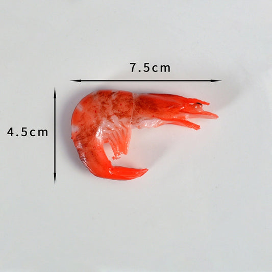 3 PCS Simulation Shrimp Camera Props Children Play House Toys(Big Grilled Shrimp) - Food Props by buy2fix | Online Shopping UK | buy2fix