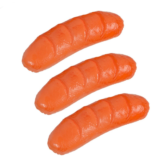 3 PCS Hot Dog Simulation Food Model Photo Photography Props - Food Props by buy2fix | Online Shopping UK | buy2fix