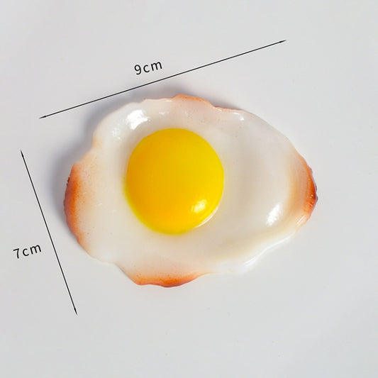 3 PCS Poached Egg Simulation Food Model Photo Photography Props - Food Props by buy2fix | Online Shopping UK | buy2fix