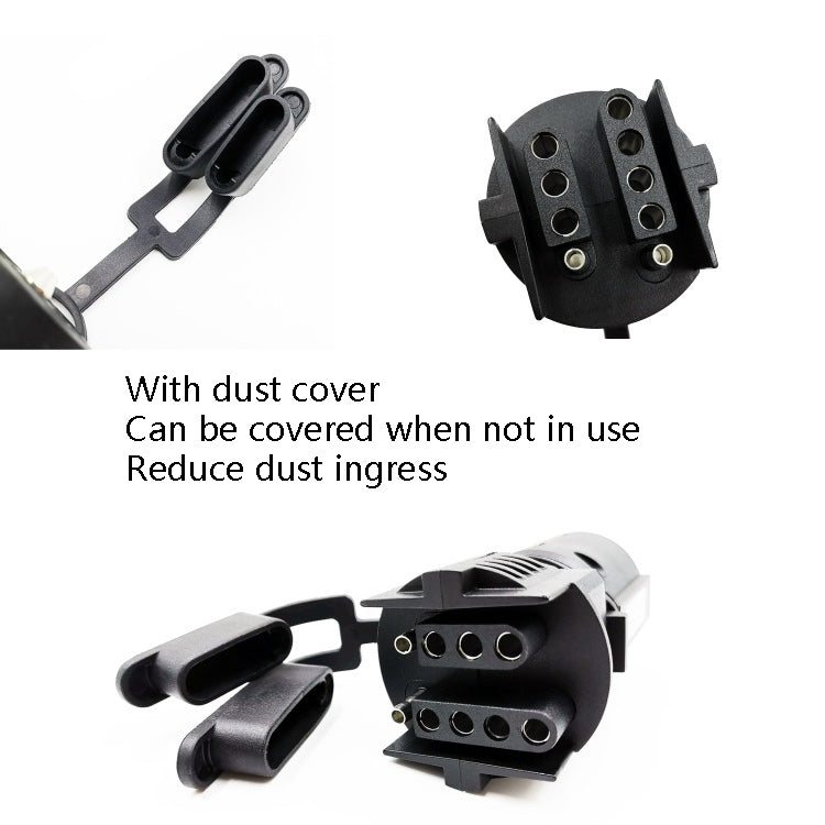 VP190U Route Trailer 7P Turn 4P 5P Plugs Double Row Plug US Plug - Terminal connectors by buy2fix | Online Shopping UK | buy2fix