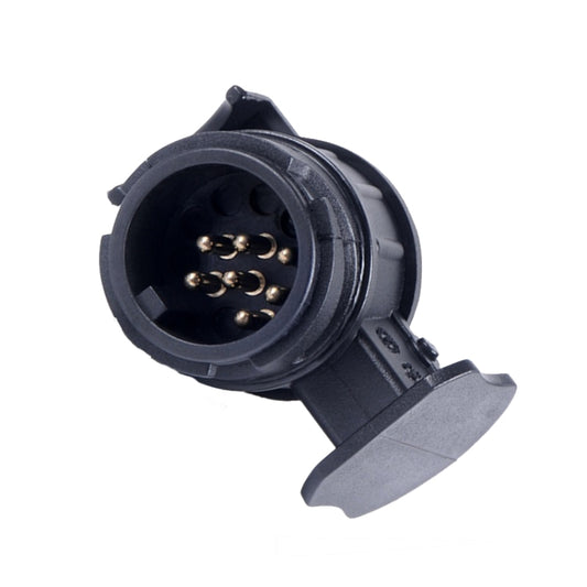 2 PCS VS1130E-M 13 Turn 7 Core Mini Converted Head Trailer RV Connector EU Plug - Terminal connectors by buy2fix | Online Shopping UK | buy2fix