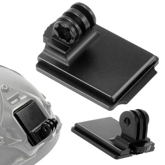 Upgraded Version Helmet Base Adapter Fixed Mount Hunting CS NVG Bracket for GoPro Hero11 Black / HERO10 Black /9 Black /8 Black /7 /6 /5 /5 Session /4 Session /4 /3+ /3 /2 /1, DJI Osmo Action and Other Action Cameras - Helmet Mount by buy2fix | Online Shopping UK | buy2fix