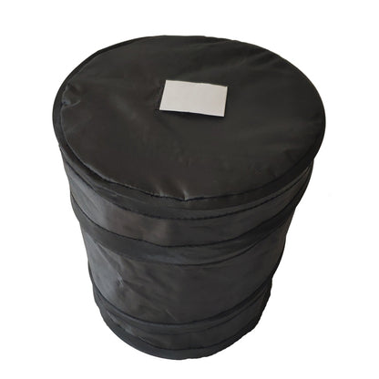 2 PCS Car Storage Bin Folding Car Trash Bin(Black No Print) by buy2fix