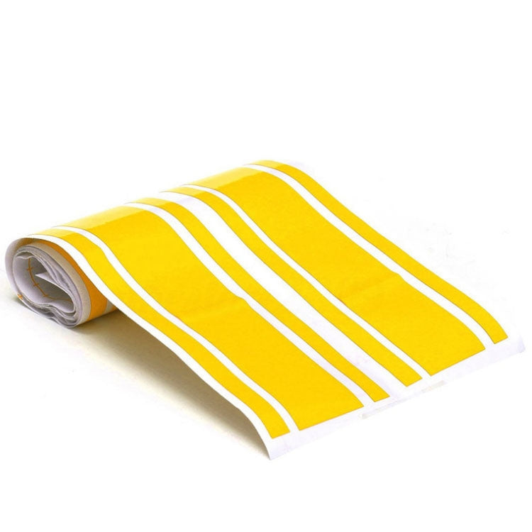 Car Hood Stickers Modified Racing Striped Ethylene Body Sticker(Yellow) by buy2fix