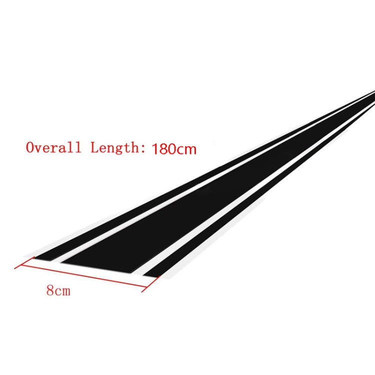 Car Hood Stickers Modified Racing Striped Ethylene Body Sticker(Yellow) by buy2fix