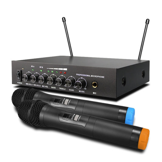 S-16-1 Household Smart TV U Segment Bluetooth Wireless Microphone With Tuning Reverberation 1 In 2, US Plug - Microphone by buy2fix | Online Shopping UK | buy2fix