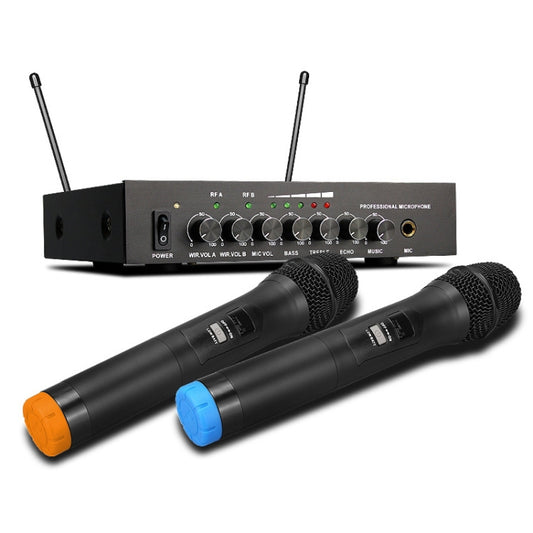 S-16-1 Household Smart TV U Segment Bluetooth Wireless Microphone With Tuning Reverberation 1 In 2, US Plug - Microphone by buy2fix | Online Shopping UK | buy2fix