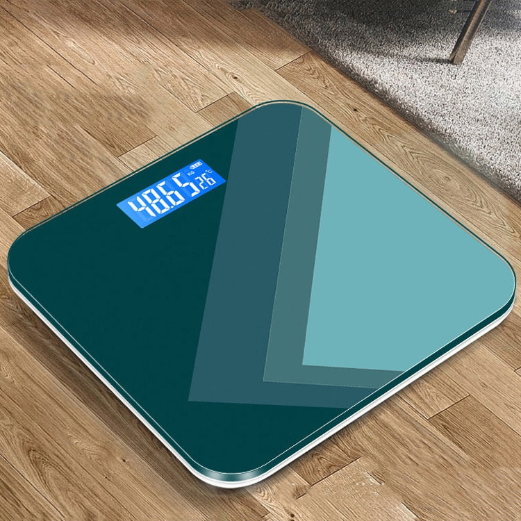 Charging 28cm Smart Electronic Scales Weight Scales Household Body Scales(Deep Green) by buy2fix