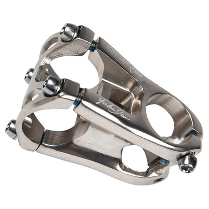 KRSEC CNC Ultra Light Short-Handed Mountain Bike Aluminum Alloy 50mm Riser, Colour: Electroplating Color - Bicycle Grips by buy2fix | Online Shopping UK | buy2fix