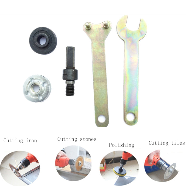 9 in 1 Hand Electric Drill Variable Angle Grinding Cutting Polishing Grinding Converter - Abrasive Tools & Accessories by buy2fix | Online Shopping UK | buy2fix