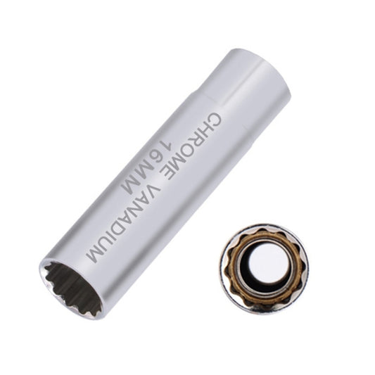 Car Spark Plug Sleeve Wrench Thin Flames Disassembly Tool, Specification: 16mm (Magnetic) - Hand Tool Sets by buy2fix | Online Shopping UK | buy2fix