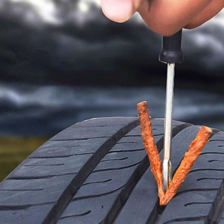2sets Short Car Tire Repair Strip Set Vacuum Tire Tool Car Motorcycle Special Tire Tendon Strip(Tonic Strip) - Tire Repair & Installation Tools by buy2fix | Online Shopping UK | buy2fix